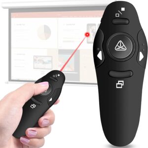 Wireless Presenter | Presentation Pointer with Laser and Mouse Function 
